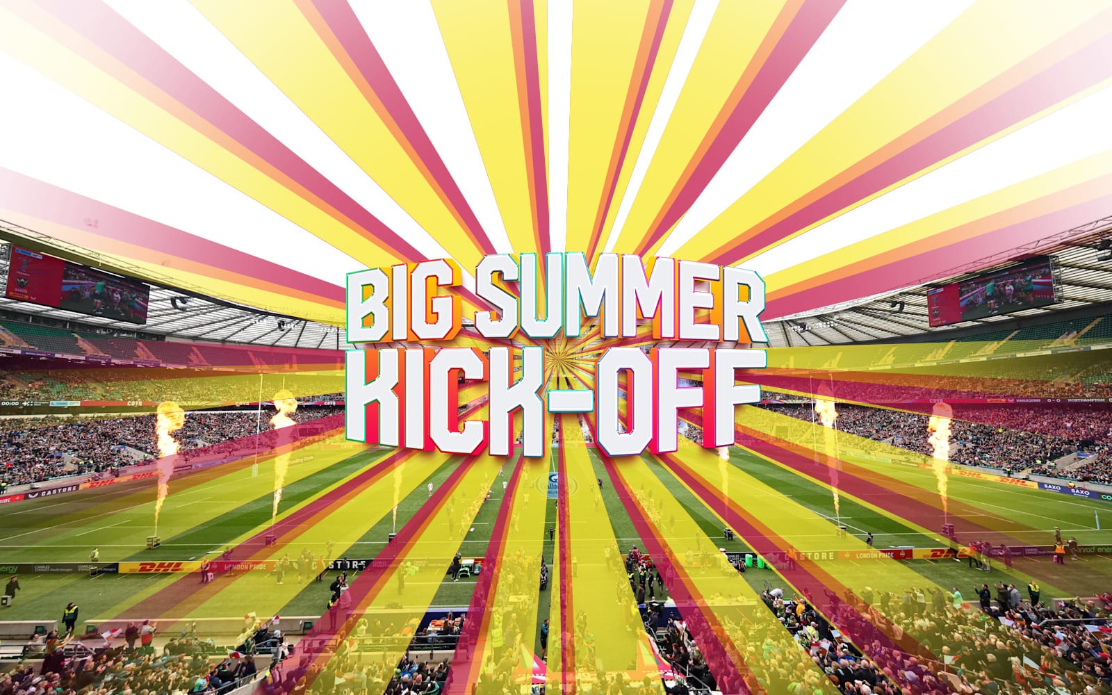 Harlequins Big Summer Kick Off 2026 for ELEV8 — Gameday motion graphics work by Matt Peters