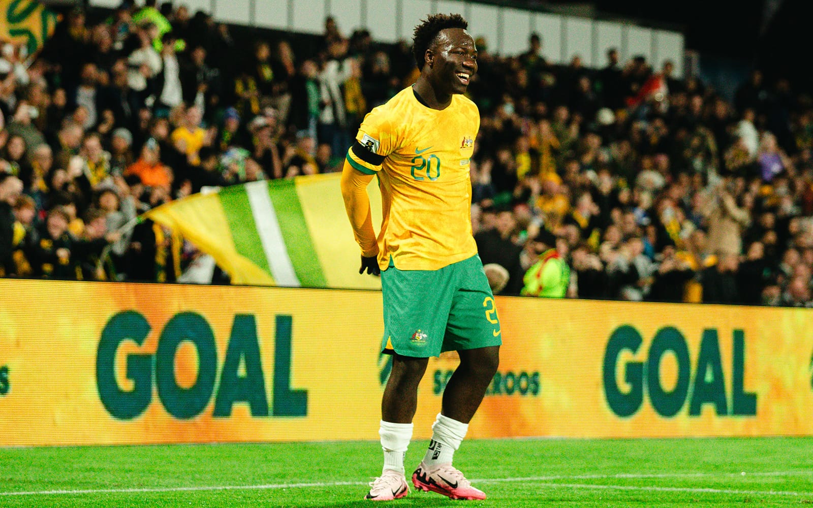 Socceroos International Fixtures for Max Events — Gameday motion graphics work by Matt Peters